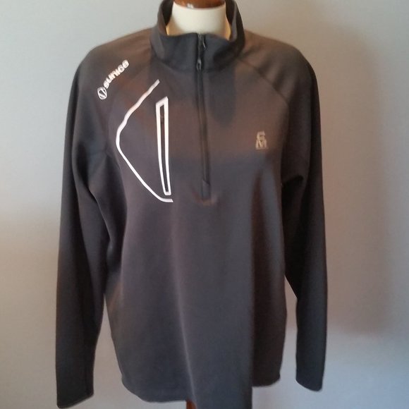 Men's Grey Sunice half zip pullover NWOT - Picture 2 of 4